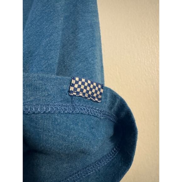 Vans Off The Wall - Men's Shirt - Triangle logo front & back, Blue, Size L - Picture 5 of 8